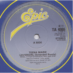 Teena Marie Lovergirl USED VINYL 12INCH 45 RPM STEREO