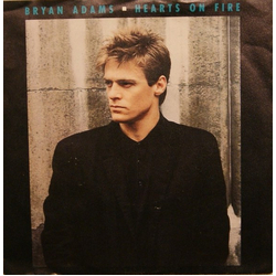Bryan Adams Hearts On Fire Vinyl 7" USED