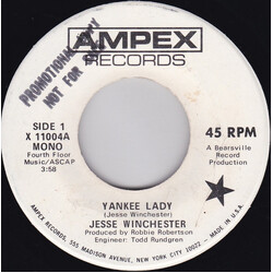 Jesse Winchester Yankee Lady / That's The Touch I Like USED VINYL 7INCH 45 RPM SINGLE PROMO MONO