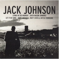Jack Johnson Living In The Moment / Let It Be Sung USED VINYL 7INCH