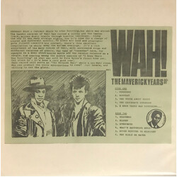 Wah! The Maverick Years 80-81 Vinyl LP USED