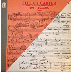 Elliott Carter / Paul Jacobs (3) Night Fantasies · Piano Sonata Vinyl LP USED