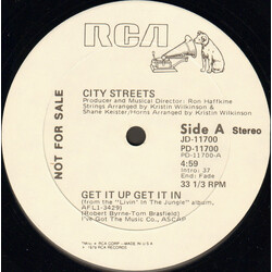 City Streets Get It Up Get It In Vinyl 12" USED