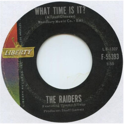 The Raiders (10) / Tommy Allsup Dardanella/What Time Is It? USED VINYL 7INCH 45 RPM SINGLE