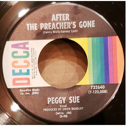 Peggy Sue (2) After The Preacher's Gone USED VINYL 7INCH 45 RPM SINGLE