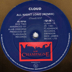 Cloud (2) Take It To The Top USED VINYL 12INCH 45 RPM