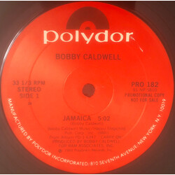 Bobby Caldwell Jamaica USED VINYL 12INCH 33 S RPM PROMO