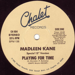 Madleen Kane Playing For Time Vinyl 12" USED