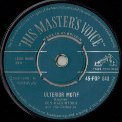 Ken Mackintosh And His Orchestra That Old Cha Cha Feeling / Ulterior Motif USED VINYL 7INCH 45 RPM SINGLE