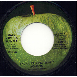 The Radha Krsna Temple Hare Krishna Mantra (Scr) USED VINYL 7INCH 45 RPM SINGLE