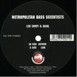 Metropolitan Bass Scientists Link / Deform Vinyl 12" USED