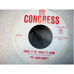 The Compliments Shake It Up, Shake It Down / You Are My Sunshine USED VINYL 7INCH 45 RPM PROMO