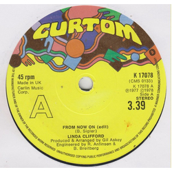 Linda Clifford From Now On Vinyl 7" USED