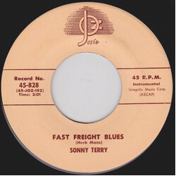 Sonny Terry Fast Freight Blues / Dangerous Woman USED VINYL 7INCH 45 RPM SINGLE