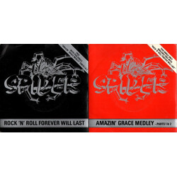 Spider (6) Rock 'N' Roll Forever Will Last / Amazin' Grace Medley (Parts 1 & 2) USED VINYL 7INCH 45 RPM SINGLE + 7INCH 33 S RPM SINGLE