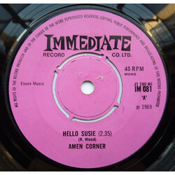 Amen Corner Hello Susie USED VINYL 7INCH SINGLE MONO 45 RPM