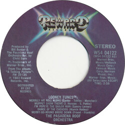 The Pasadena Roof Orchestra Looney Tunes" USED VINYL 7INCH 45 RPM SINGLE