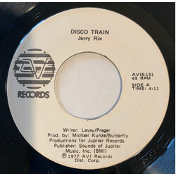 Jerry Rix Disco Train USED VINYL 7INCH 45 RPM PROMO