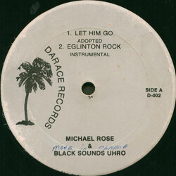 Michael Rose / Black Uhuru / John Sawden Let Him Go & Eglington Rock / Babylon Grandson & Herb Man Rock USED VINYL 12INCH 45 RPM