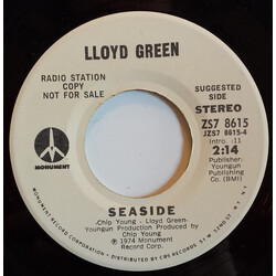 Lloyd Green Seaside USED VINYL 7INCH 45 RPM PROMO