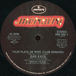 Bar-Kays Your Place Or Mine VINYL 12" USED