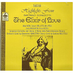 Gaetano Donizetti / Orchestra Sinfonica Di Roma Della RAI / Gianandrea Gavazzeni / Gaetano Riccitelli The Elixir Of Love (Highlights From) Vinyl LP US