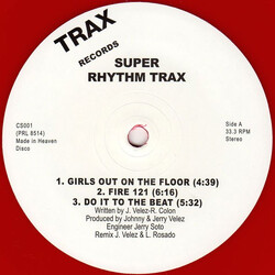 Jesse Velez Super Rhythm Trax USED VINYL 12INCH REISSUE REMASTERED