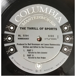Various The Thrill Of Sports Vinyl LP USED
