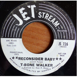 T-Bone Walker Reconsider Baby / I'm Not Your Fool No More USED VINYL 7INCH 45 RPM SINGLE PROMO