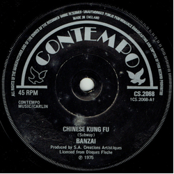 Banzaii Chinese Kung Fu Vinyl 7" USED