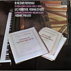 Sergei Vasilyevich Rachmaninoff / Vladimir Ashkenazy / London Symphony Orchestra / André Previn Piano Concertos Nos.1 And 2 Vinyl LP USED