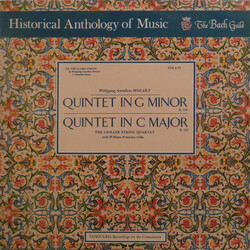 Wolfgang Amadeus Mozart / The Griller String Quartet / William Primrose Quintet In G Minor K. 516 / Quintet In C Major K. 515 Vinyl LP USED
