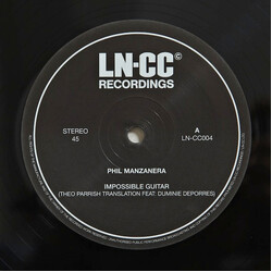 Phil Manzanera Remixes Volume 4 USED VINYL 12INCH 33 S RPM SINGLE SIDED LIMITED EDITION