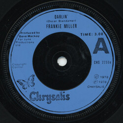 Frankie Miller Darlin' USED VINYL 7INCH SINGLE 45 RPM