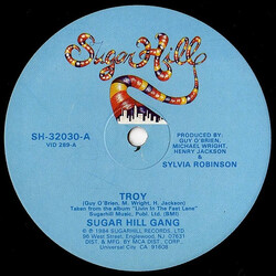 Sugarhill Gang Troy / Girls USED VINYL 12INCH 33 S RPM