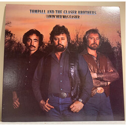 Tompall Glaser & The Glaser Brothers Lovin' Her Was Easier Vinyl LP USED
