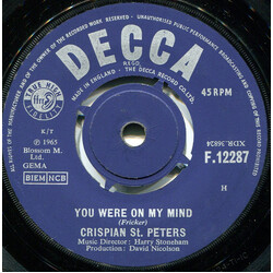 Crispian St. Peters You Were On My Mind USED VINYL 7INCH 45 RPM