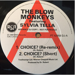 The Blow Monkeys / Sylvia Tella Choice? (Re-Remix) VINYL 12" USED