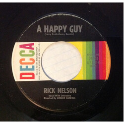 Ricky Nelson (2) A Happy Guy / Don't Breathe A Word USED VINYL 7INCH 45 RPM SINGLE