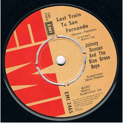 Johnny Duncan & His Blue Grass Boys Last Train To San Fernando USED VINYL 7INCH 45 RPM SINGLE