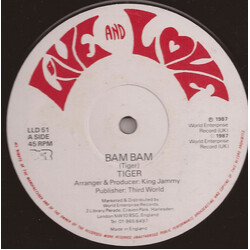 Tiger / Nana McLean Bam Bam / Single Girl USED VINYL 12INCH SINGLE