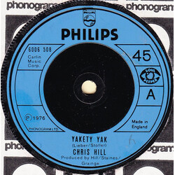 Chris Hill Yakety Yak USED VINYL 7INCH 45 RPM SINGLE