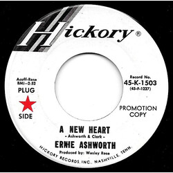 Ernie Ashworth A New Heart USED VINYL 7INCH 45 RPM SINGLE PROMO