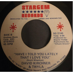 David Kirchner (3) / Twyla (6) Cheatin Side Of Life USED VINYL 7INCH 45 RPM STEREO