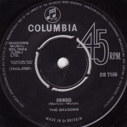 The Shadows Shindig USED VINYL 7INCH 45 RPM SINGLE