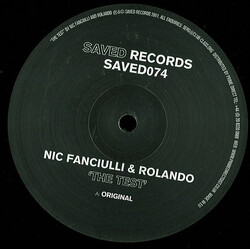 Nic Fanciulli / DJ Rolando The Test USED VINYL 12INCH SINGLE SIDED