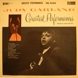 Judy Garland Greatest Performances Original Recordings Vinyl LP USED