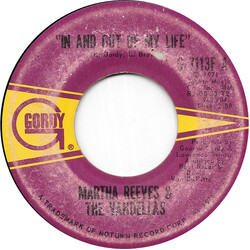 Martha Reeves & The Vandellas In And Out Of My Life USED VINYL 7INCH 45 RPM SINGLE