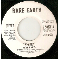 Rare Earth Chained USED VINYL 7INCH 45 RPM SINGLE PROMO STEREO MONO