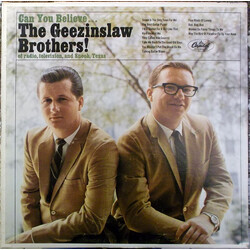The Geezinslaw Brothers Can You Believe... The Geezinslaw Brothers! Vinyl LP USED